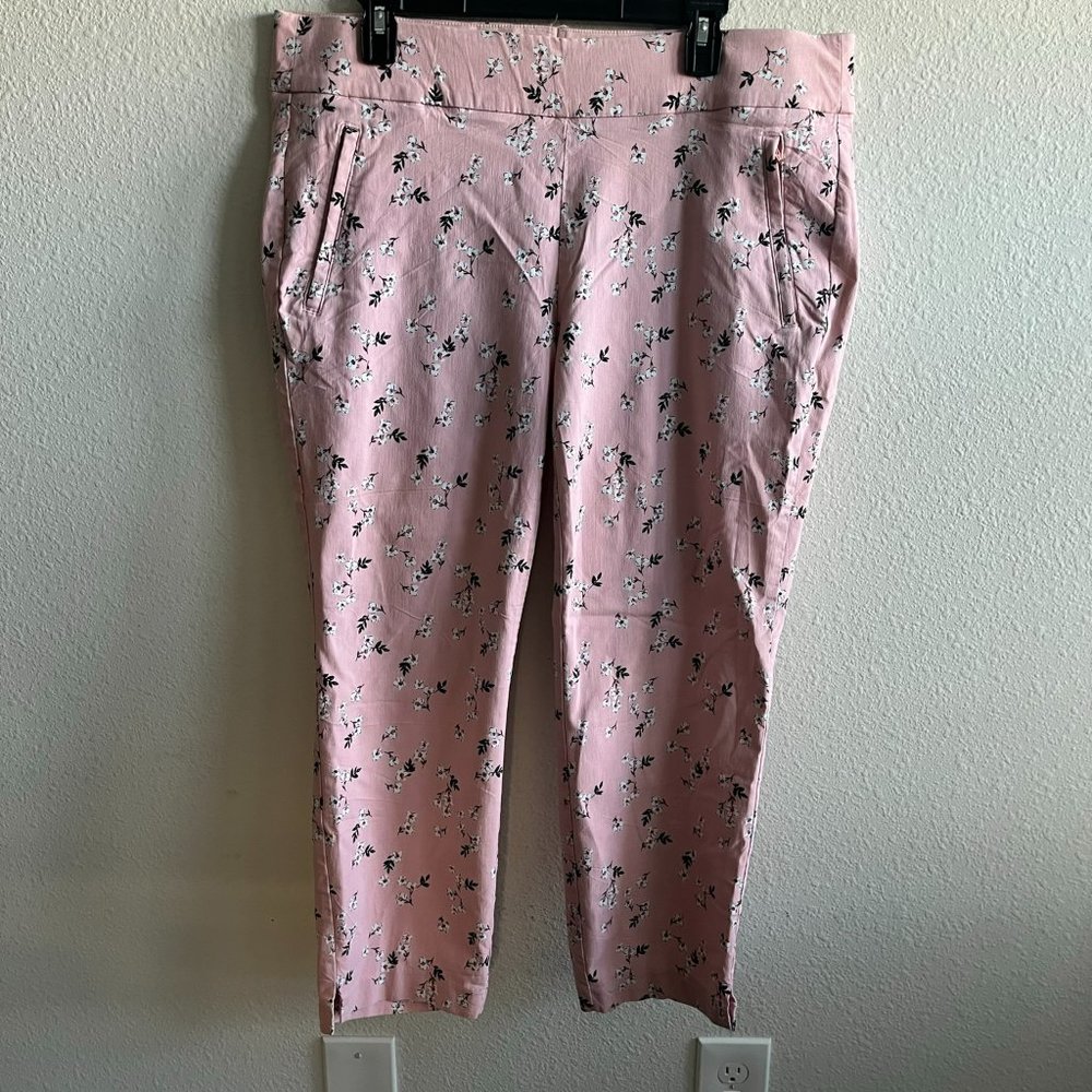 NWOT Lane Bryant The Allie Floral Print Ankle Pants Size 18 Style 1092918 - Picture 10 of 10